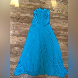 BALENCIAGA STRETCH VISCOSE JERSEY TURQUOISE